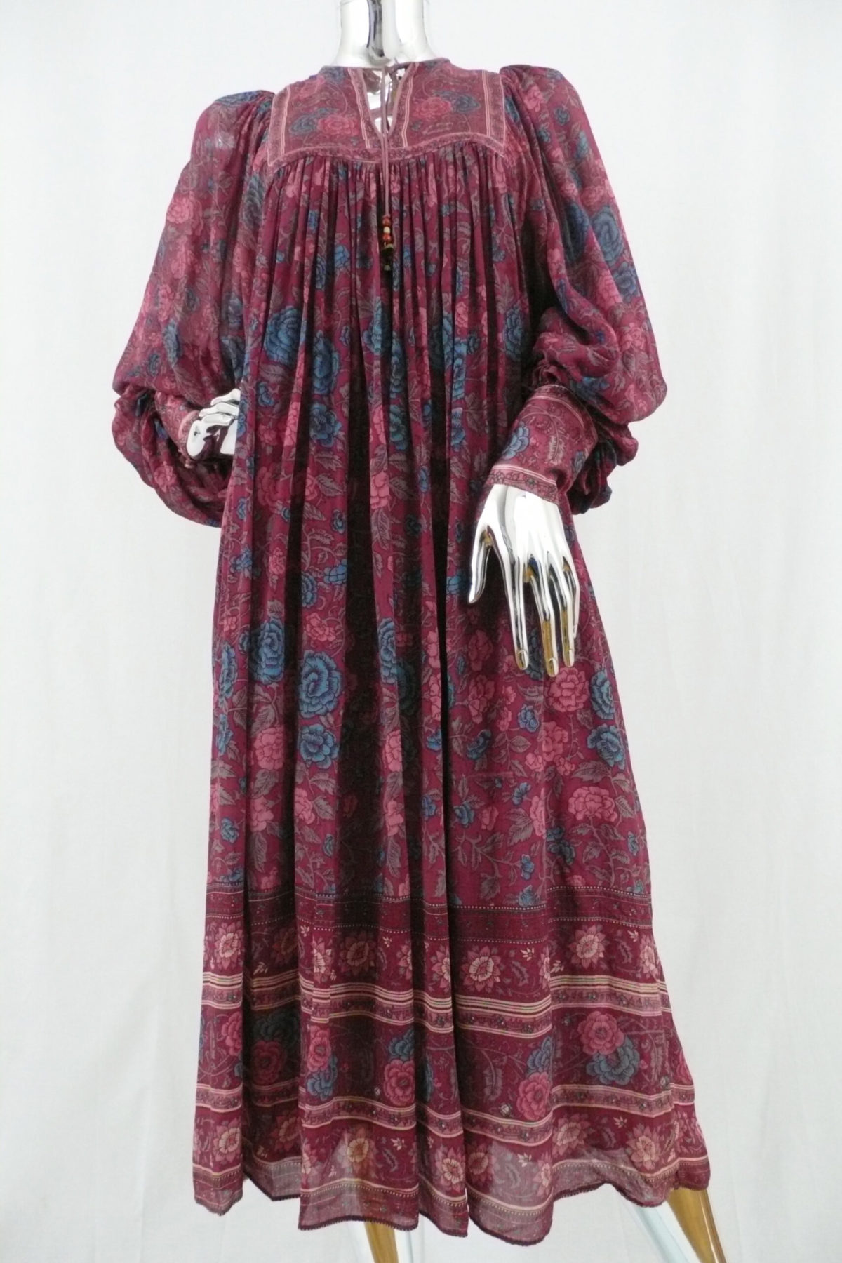 Red Indian Silk Dress