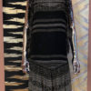 Zandra Rhodes Silk Chiffon Dress with Pearl Trim