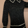 1950's BEADED WOOL KNIT TOP