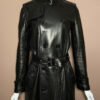 SAINT LAURENT LEATHER TRENCH COAT - Image 3